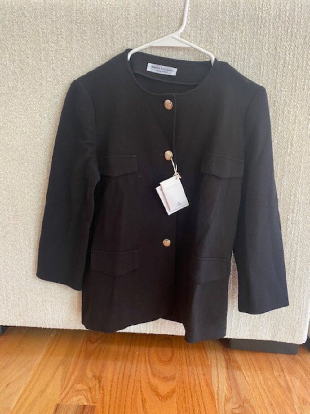 Amina Rubinacci Sileki Jacket Tag 44 (US size Medium) NEW in Bag